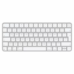 Apple Magic Teclado - Con cable/Inalámbrico Conectividad - USB Tipo C Interfaz - Español (América Latina) - Blanco - Bluetooth